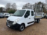 RENAULT MASTER LL35 DOUBLE CAB CAGE TIPPER 2.3 DCI 130 BHP *Euro 6!!! - 1910 - 1