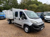 CITROEN RELAY 35 DOUBLE CAB TIPPER WITH CAGE 2.0 HDI BLUE *EURO 6!!! - 2039 - 3