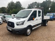 FORD TRANSIT 350 DOUBLE CAB TIPPER 2.0 TDCI 130 BHP *EURO 6!!! - 2030 - 1