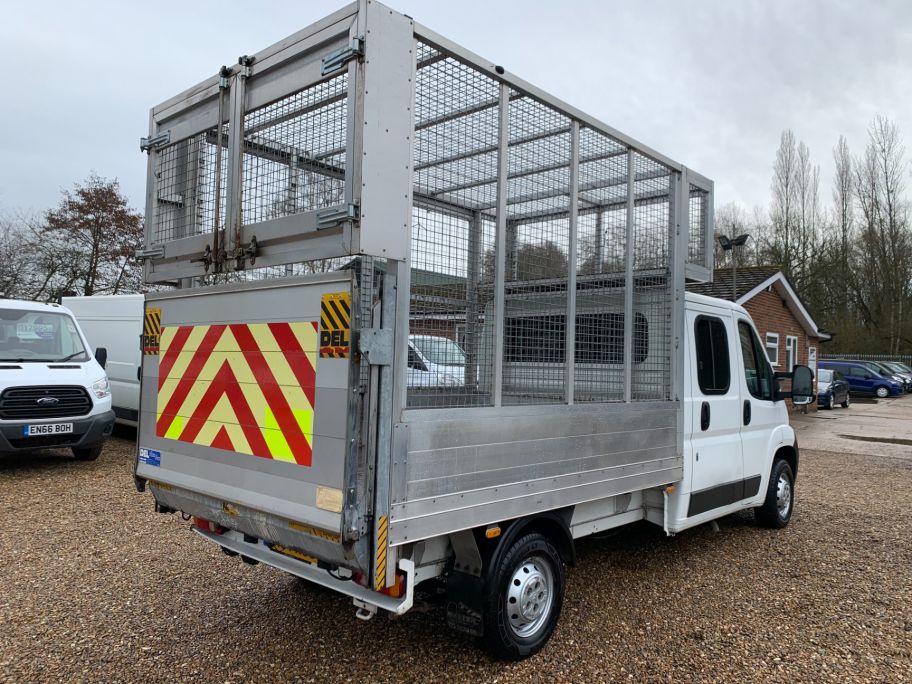 Used CITROEN RELAY 35 UTILITY CAB DROPSIDE WITH CAGE & TAILLIFT 2.2 HDI