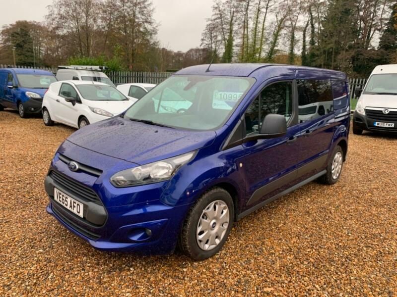 Used FORD TRANSIT CONNECT 240 LWB TREND 5 SEAT CREWVAN 1.6 TDCI *AIR
