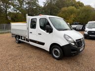 VAUXHALL MOVANO 3500 RWD DOUBLE CAB DROPSIDE 2.3 BITURBO *TAIL-LIFT!!! - 2306 - 3