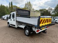 PEUGEOT BOXER 335 L3 DOUBLE CAB TIPPER 2.2 HDI BLUE *EURO 6!!! - 2233 - 35