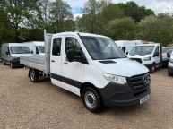 MERCEDES BENZ SPRINTER 314 CDI DOUBLE CAB DROPSIDE 140 BHP *EURO 6!!! - 2235 - 3