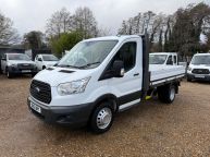 FORD TRANSIT 350 MWB L2 SINGLE CAB DROPSIDE 2.2 TDCI *TWIN WHEELS!!! - 2350 - 1